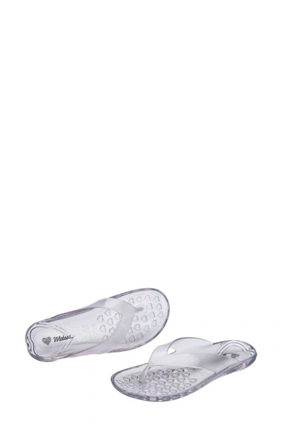 Shop Melissa The Real Jelly Flip Flop In Clear