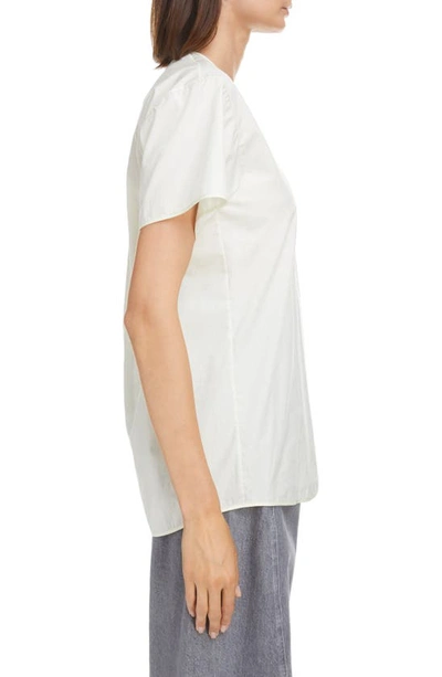 Shop Lemaire Scoop Neck Cotton T-shirt In Lemon Glaze 500