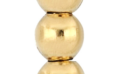 Shop Bony Levy 14k Gold Beaded Threader Earrings In 14k Yellow Gold
