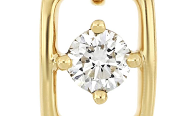 Bony Levy Varda Solitaire Diamond Link Pendant Necklace In 18k Yellow Gold