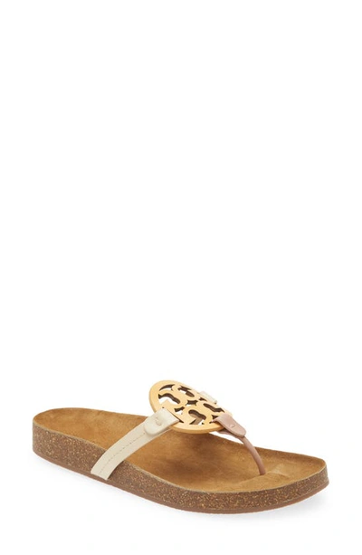 Shop Tory Burch Miller Cloud Sandal In Multi / Cork