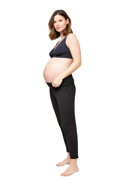 Shop Nom Maternity Max Maternity Lounge Pants In Black