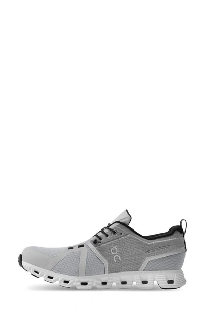 Shop On Cloud 5 Waterproof Running Shoe In Glacier/ White