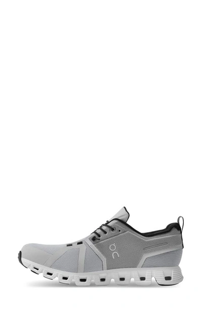 On Cloud 5 Waterproof Running Shoe In Glacier/ White