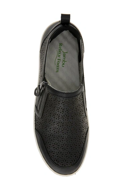 Jambu July Side Zip Sneaker In Black