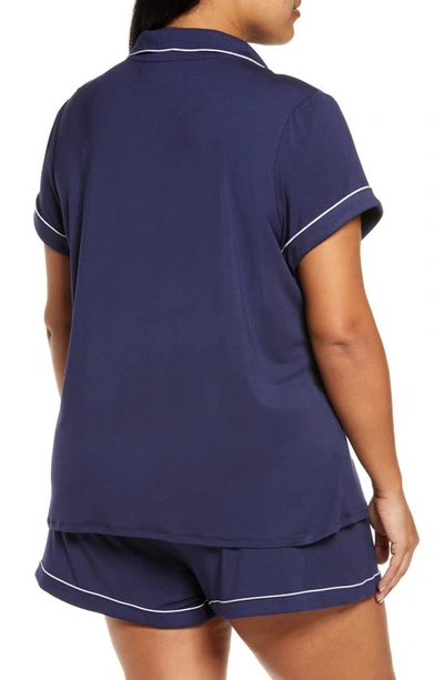 Nordstrom Moonlight Eco Short Pajamas In Navy Peacoat