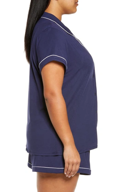 Nordstrom Moonlight Eco Short Pajamas In Navy Peacoat