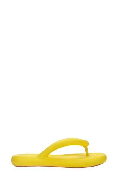 Melissa Women's Flip Free Scented Thong Sandals In Pink/ Yellow