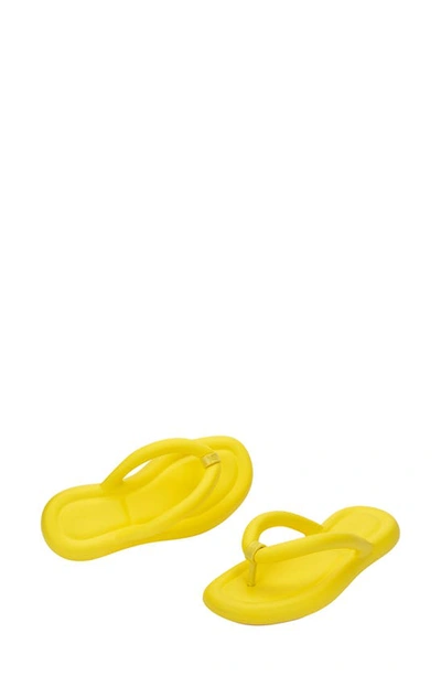 Shop Melissa Free Water Resistant Flip Flop In Pink/ Yellow