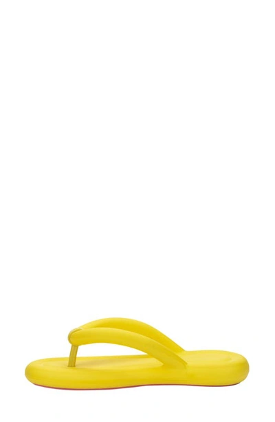 Melissa Women's Flip Free Scented Thong Sandals In Pink/ Yellow