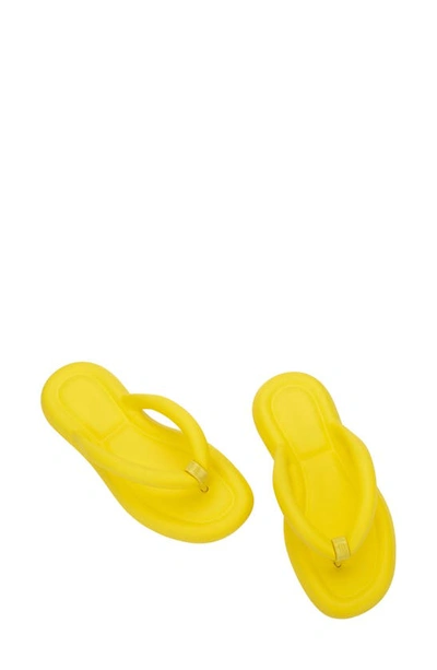 Shop Melissa Free Water Resistant Flip Flop In Pink/ Yellow