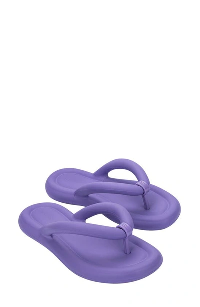 Shop Melissa Free Water Resistant Flip Flop In Yellow/ Lilac