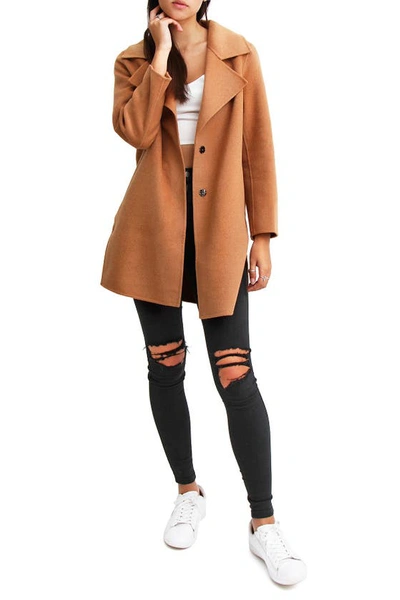 Belle & Bloom Ex Boyfriend Wool Coat In Camel