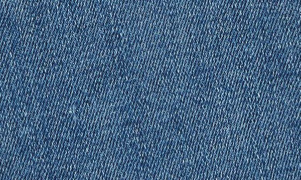 Palm Angels Kids DENIM SHORT RAW EDGE LIGHT BLUE GREEN