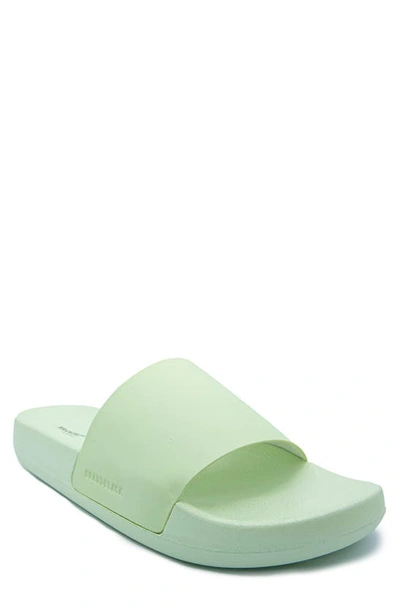 Shop Brandblack Kashiba Slide Sandal In Lime