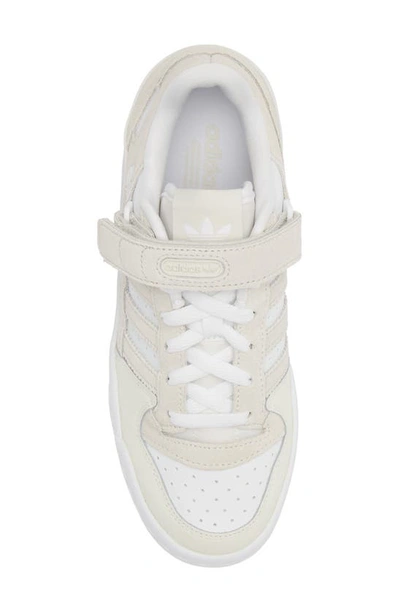 Shop Adidas Originals Forum Low Sneaker In White/ White Tint/ Orbit Grey