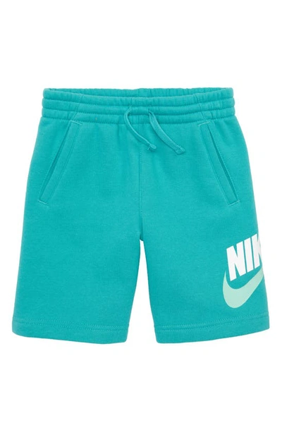 Shop Nike Sportswear Kids' Club Fleece Shorts In Washed