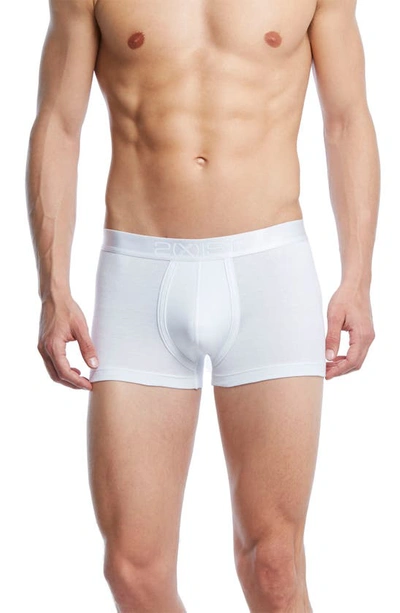 Shop 2(x)ist Pima Cotton Trunks In White