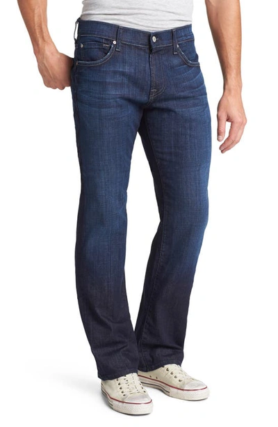 Shop 7 For All Mankind Austyn Relaxed Straight Leg Jeans In Los Angeles Dark