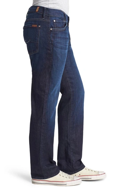 Shop 7 For All Mankind Austyn Relaxed Straight Leg Jeans In Los Angeles Dark