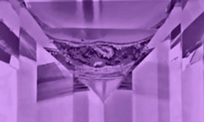 Shop Delmar Sterling Silver Rectangle Amethyst & Diamond Pendant Necklace In Purple