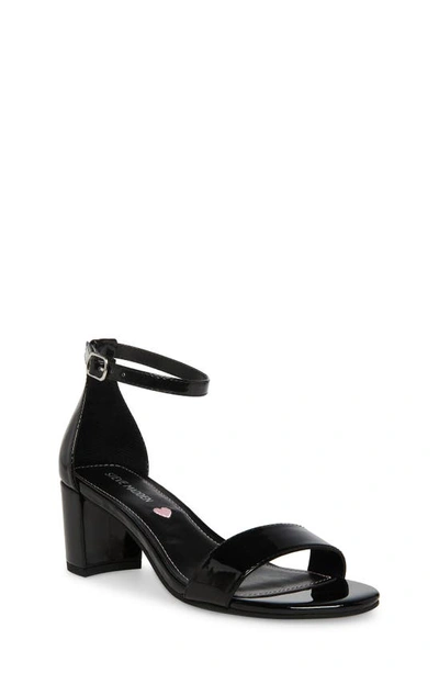 Shop Steve Madden Jcarrson Ankle Strap Sandal In Black Patent