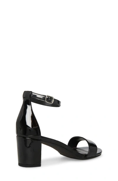 Shop Steve Madden Jcarrson Ankle Strap Sandal In Black Patent