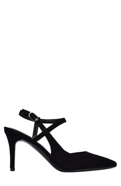 Shop Calvin Klein Gaella Pointed Toe Slingback Pump In Black 001