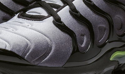 Shop Nike Air Vapormax Plus Sneaker In Black/ Volt/ White