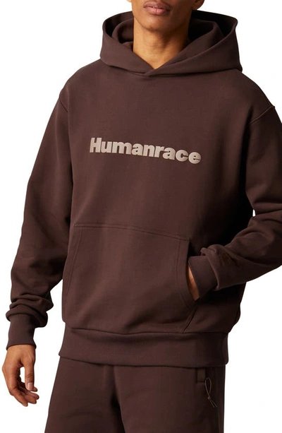 Adidas Originals Adidas X Pharrell Williams Humanrace Hoodie Brown In Brown