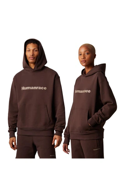 Adidas Originals Adidas X Pharrell Williams Humanrace Hoodie Brown In Brown