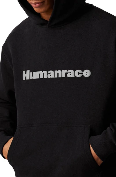 Shop Adidas Originals Adidas X Pharrell Williams Humanrace Hoodie In Black