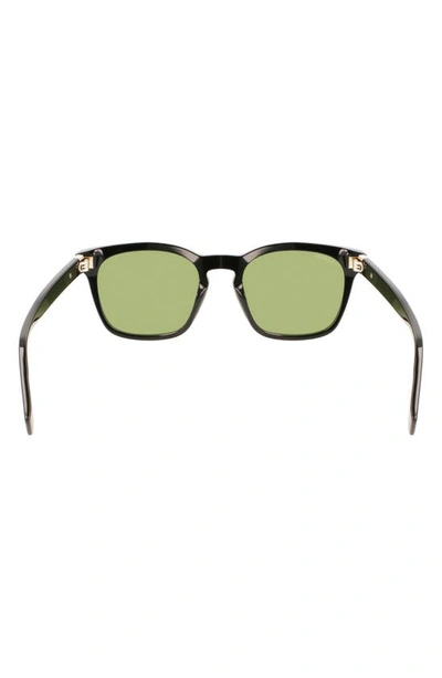 Shop Lanvin 54mm Rectangular Sunglasses In Black