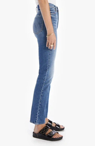 Shop Mother Rider Skimp High Waist Straight Leg Jeans In Cowboys Dont Cry