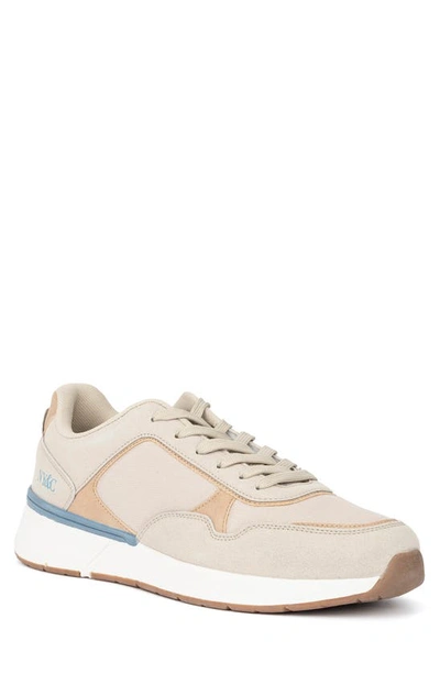 New York And Company Harvey Low Top Sneaker In Beige