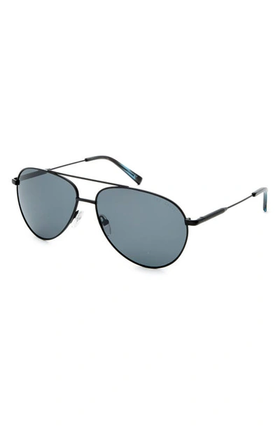Shop Ted Baker 57mm Aviator Sunglasses In Black