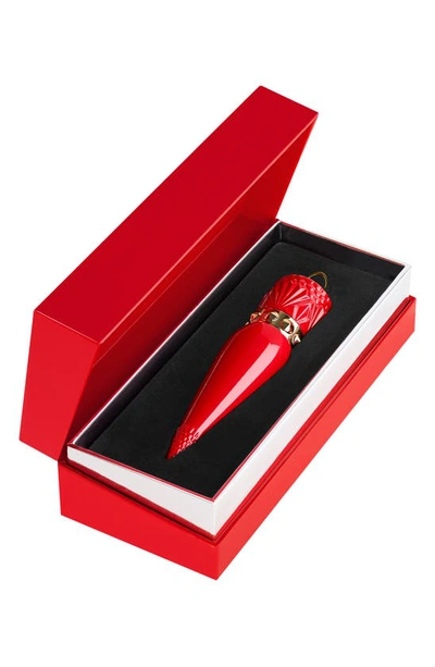 Shop Christian Louboutin So Glow Refillable Lipstick Case In Red