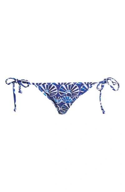 La Doublej Shell Print Reversible Bikini Bottom In Conchiglie