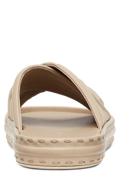 Shop Fendi Ff Slide Sandal In Beige