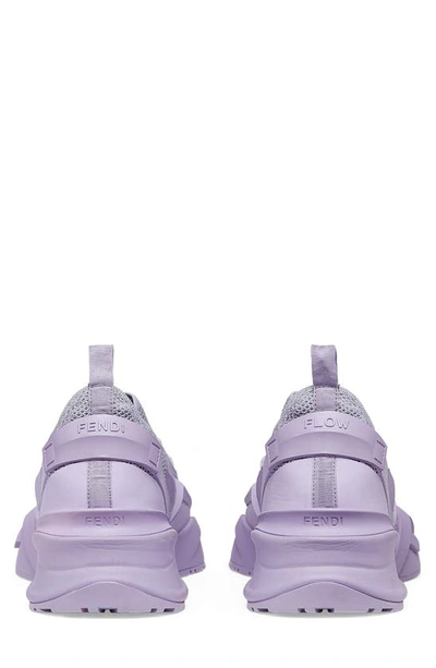 Shop Fendi Ff Slip-on Sneaker In Purple