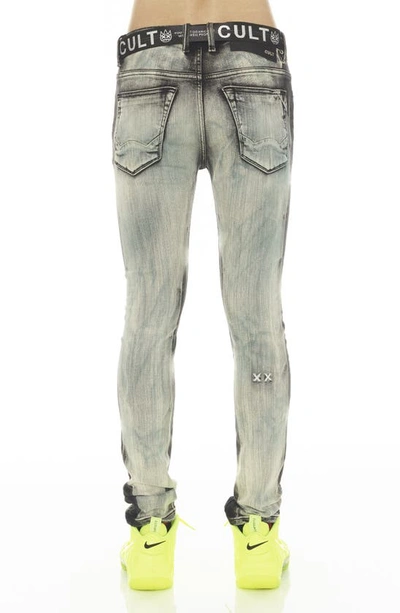 Shop Cult Of Individuality Punk Super Stretch Skinny Jeans In Glazed