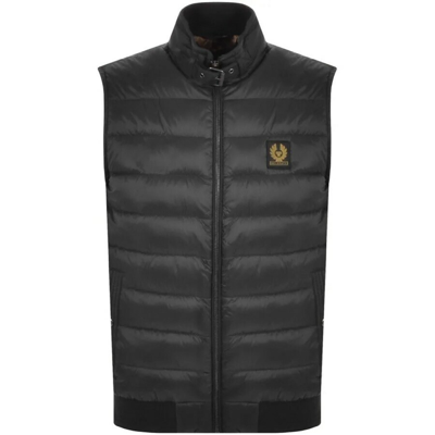 Shop Belstaff Circuit Padded Gilet Black