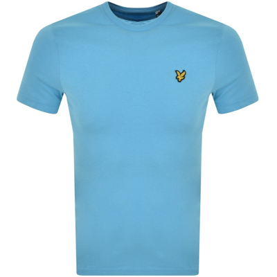 Shop Lyle & Scott Lyle And Scott Crew Neck T Shirt Blue