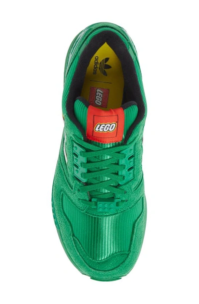 Shop Adidas Originals Zx 8000 X Lego® Sneaker In Green/ White/ Green