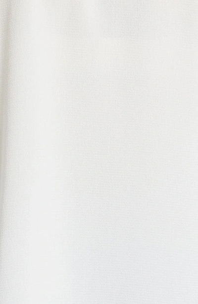Cece Frill V-neck Button-up Blouse In New Ivory