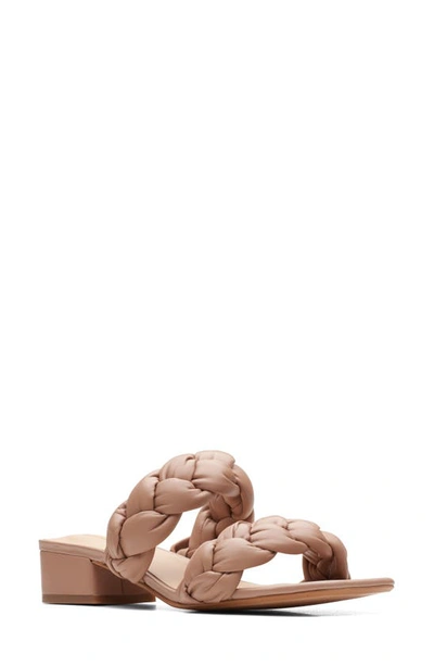CLARKS SEREN 25 BRAID SLIDE SANDAL 