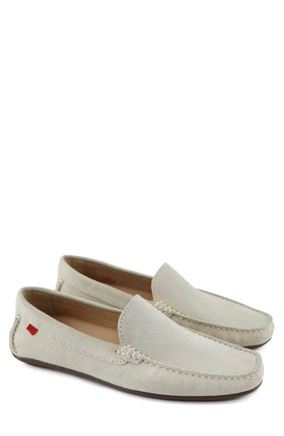 Shop Marc Joseph New York 'broadway' Driving Shoe In Off White Suede