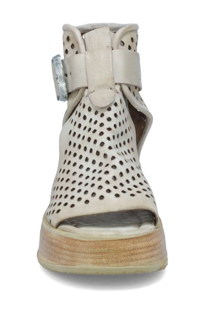 Shop As98 Prentice Platform Sandal In Bone