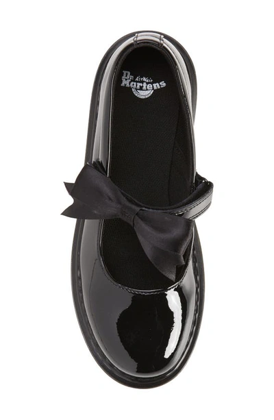 Shop Dr. Martens' Kids' Maccy Ii Patent Leather Mary Jane In Black