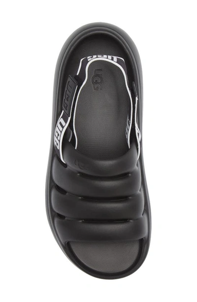 Shop Ugg Sport Yeah Water Resistant Slingback Sandal In Black
